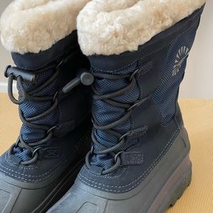 Brand new UGG Australia Kids Bobbey Dark Blue Waterproof Boots